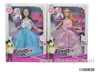 11.5 inch 9 jointed doll set in window box