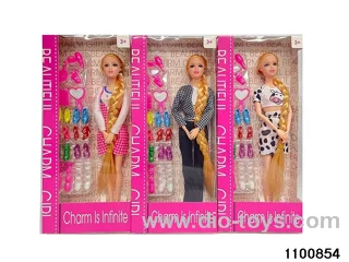 11.5 inch 9 jointed mermaid barbie in window box