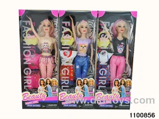 11.5 inch doll set in window box