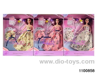 11.5 inch 9 jointed mermaid barbie in window box