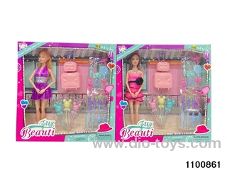 11.5 inch 9 jointed mermaid barbie in window box