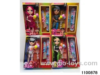 10 inch 12 jointed mermaid barbie in window box