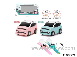 mini watch remote control car (green,pink)