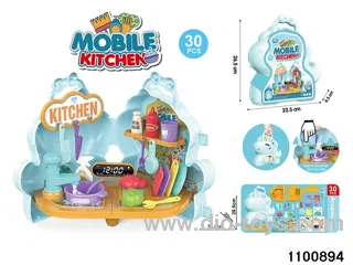 Dishwashing set in paper card