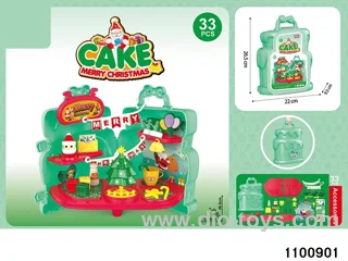 Cake Santa in paper card
