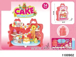 Cake Birthday Party in paper card