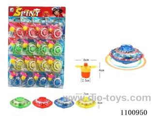 Winding saucer light gyro