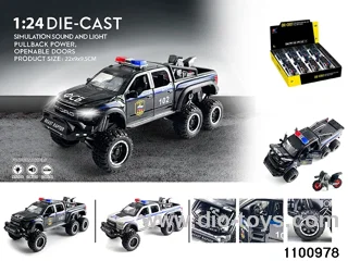 pull back car in display box