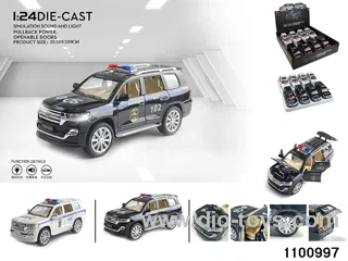 1:24 pull back car in display box