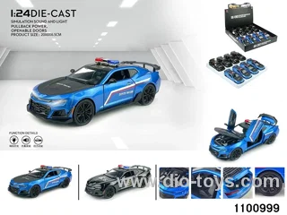 1:24 pull back car in display box