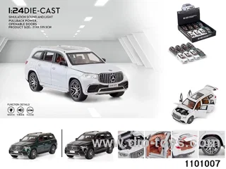 1:24 pull back car in display box