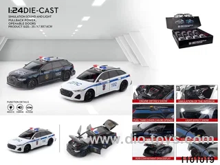 1:24 pull back car in display box