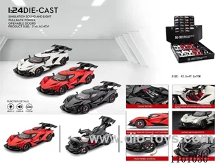 1:24 pull back car in display box