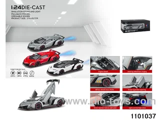 1:24 pull back car in window box