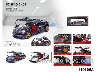 1:24 pull back Pagani (with water spray bottle + 3*AAA battery)