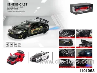 1:24 pull back car in window box
