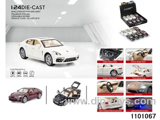 1:24 pull back car in display box