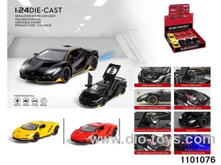 1:24 pull back car in display box
