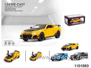 1:24 pull back car in window box