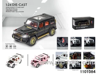 1:24 pull back car in window box