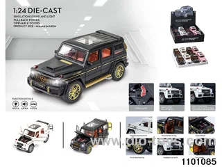 1:24 pull back car in display box