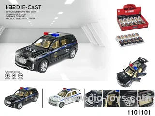 pull back car in display box