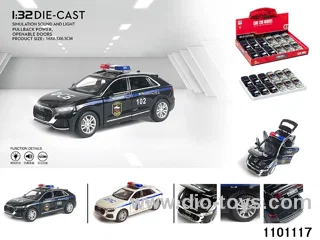 pull back car in display box