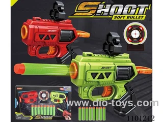 Mini manual soft gun target