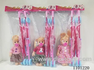 12-inch doll with trolley/pacifier