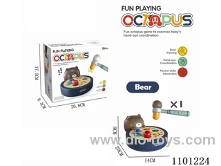 Bear fights octopus