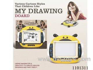 Bee magnetic black and white writing pad