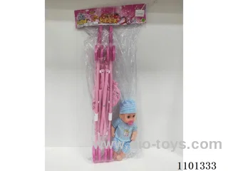 14 "striped pants pacifier music boy boy + big cart Barbie
