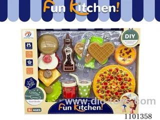 Play House Burger Pizza Food Set (Boxed)