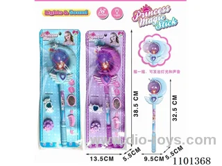 Sound and Light Magic Wand with 4 accessories