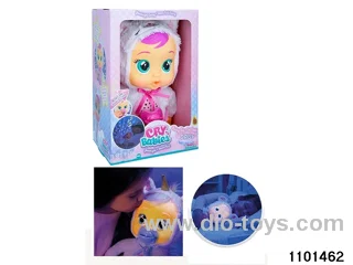 14 inch doll set with 4 voices music in window box
