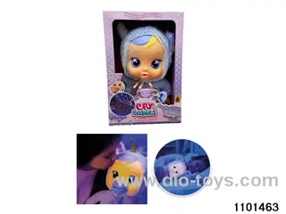 14 inch doll set with 4 voices music in window box