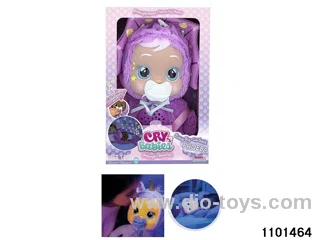 14 inch doll set with 4 voices music in window box