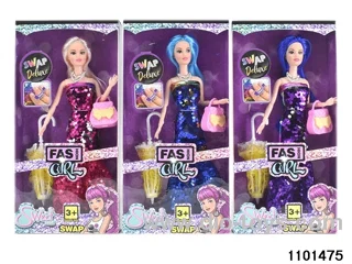 11.5 inch 9 jointed doll set in window box
