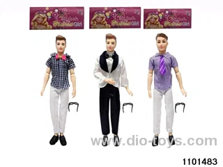 11.5 inch 11 jointed doll set in PP bag with header