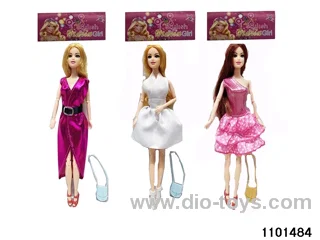 11.5 inch 11 jointed doll set in PP bag with header