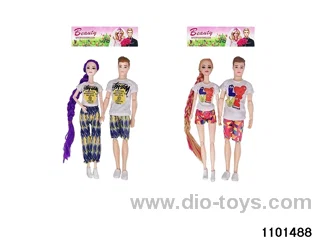 11.5 inch 11 jointed doll set in PP bag with header