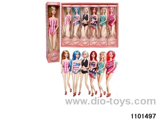 11.5 inch 12 jointed doll set in display box