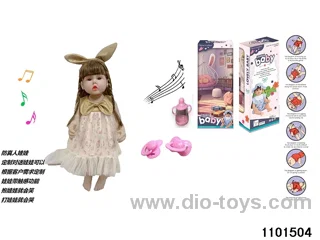 60cm doll set in window box