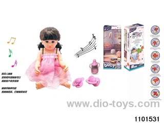 60cm doll set in window box