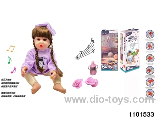 60cm doll set in window box