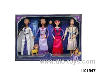 11.5 inch 9 jointed doll set in window box