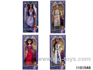 11.5 inch 9 jointed doll set in window box