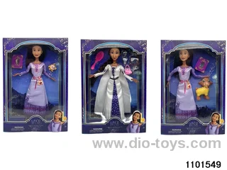 11.5 inch 9 jointed doll set in window box