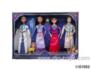 11.5 inch 9 jointed doll set in window box
