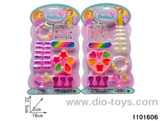 Cosmetic toy set in Blister card